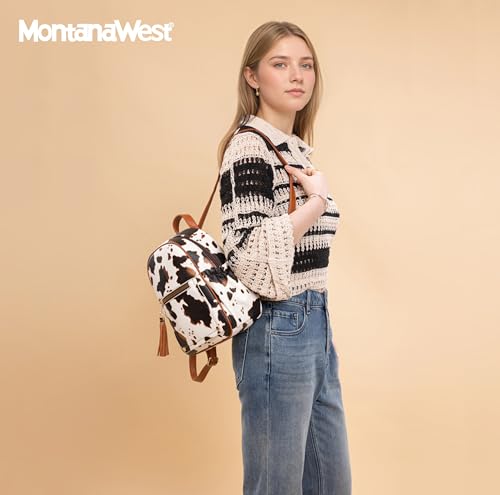 Image of Montana West Mini Backpack Purse for Women Anti Theft Backpacks with Secured Zipper and Tassel