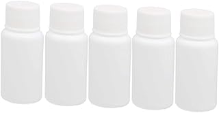 New Lon0167 5Pcs 20ml Featured PE Plastic White reliable efficacy Narrow Mouth Liquid Chemical Powder Reagent Sample Bottle Storage(id:892 19 8e 96c)