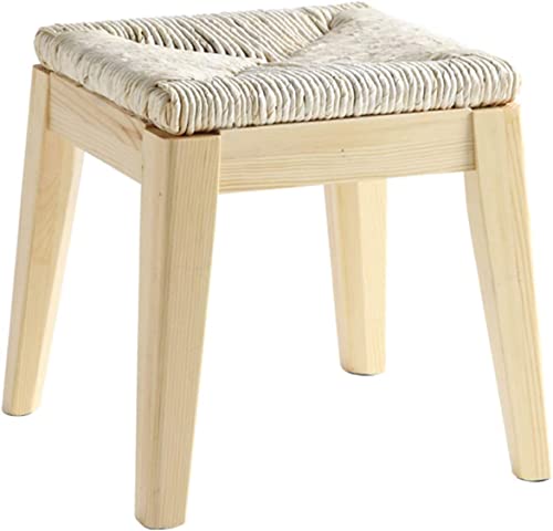 Taburete de madera maciza resistente que soporta gran peso sin balanceos 2