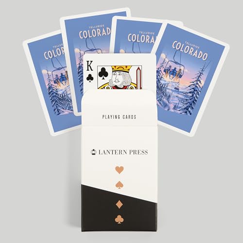 Baraja de cartas Poker Telluride Colorado 52 naipes miniatura 6