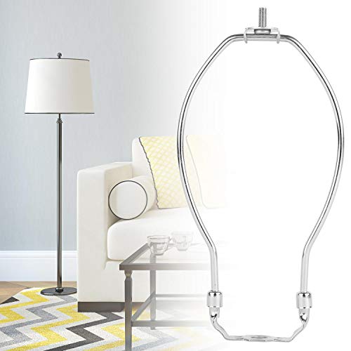2 Pieces Lamp Harps 9 Inch Heavy Duty Lamp Shape Adapter Detachable Lamp Base Harp