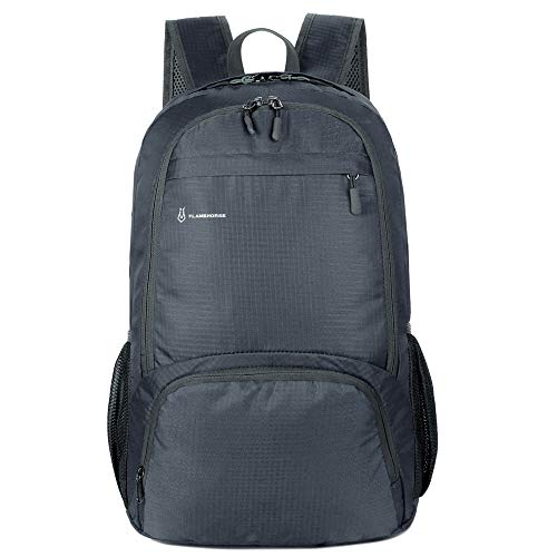 FLAMEHORSE Mochila plegable impermeable de 30 litros, mochila ultraligera de alta capacidad, resistente, duradera, para senderismo, camping, viajes, deportes al aire libre, mochila para hombres y