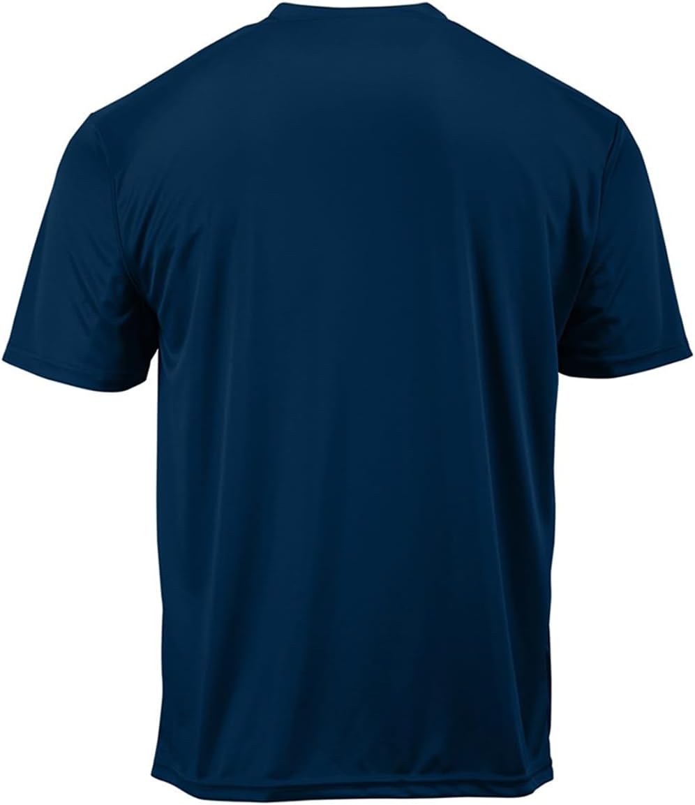 DRIEQUIP Men's Big & Tall Short Sleeve Moisture Wicking Athletic T-Shirts XS-6XL and Tall Sizes
