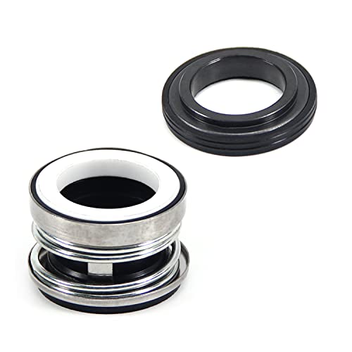 Othmro 3Pcs 104-19 Mechanical Shaft Seal Replacement, 19Mm/0.75" Id Alloy Plastic Shaft Seal For Pump Shaft Water Pumps Shaft Mechanical Sealing For Swimming Pools Spa Pumps #TOP1