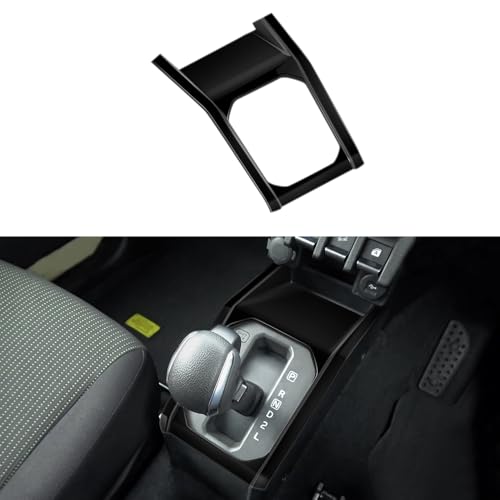 【Deesse】新型 ジムニーノマド JC74 5ドア ジムニーシエラ JB74 ジムニー JB64 AT車 に対応 シフトベースカバー ギアシフトパネル インテリアパネル カスタム 内装パーツ 車種専用 アクセサリー ABS 1P (ピアノブラック)
