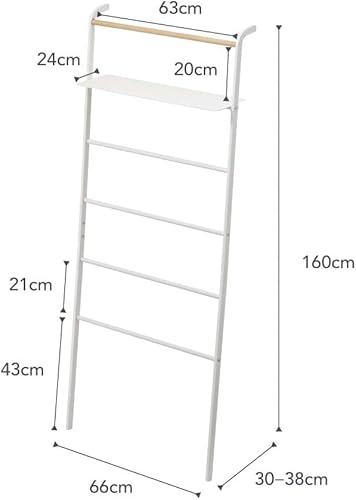 Miniatura 7 de YAMAZAKI Home Tower - Estante de escalera inclinado, ahorro de espacio, 63 pulgadas, acero
