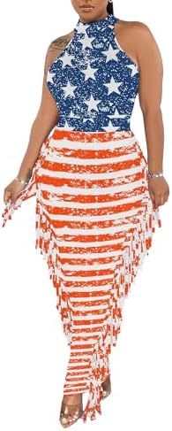 2 Piece Outfits for Women Sexy Crop Top Ruched Bodycon Maxi Dresses Fringe Skirt Sets Night Club Jumpsuits