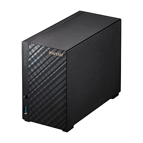 Image of Asustor Drivestor 2 AS1102T - 2 Bay NAS, 1.4GHz Quad Core, Single 2.5GbE Port, 1GB RAM DDR4, Network Attached Storage, Personal Private Cloud (Diskless)