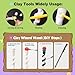 Col-Pary DIY Magic Wand Making Kit, Painting Art Craft Set, Wizard Glasses for School Activities Supplies,Kid Gift,Student Rewards,Magic Birthday Party,Halloween Décor, Christmas Gift,63 PCS in All