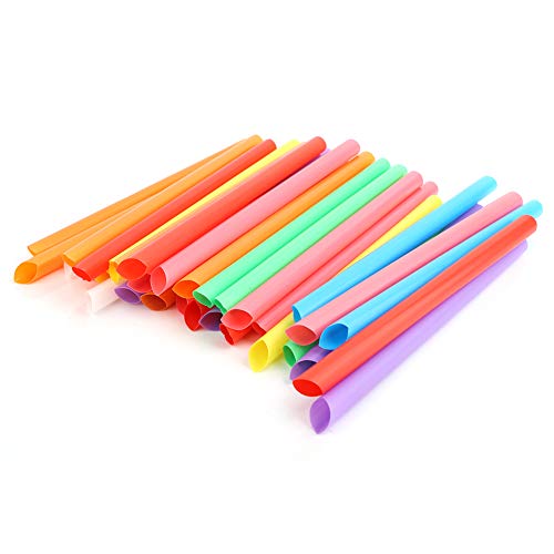 100 pitillos desechables plásticos colores mixtos miniatura 7