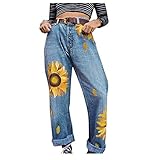 damen jeans schwarz weites bein Merkmale: Stilvolles und modisches Design, Sommer und Frühling und Herbst