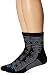 adidas Men's High Quarter Socks (2 Pack), Black/Onix Grey/Solar Blue, Men's Shoe 6-12