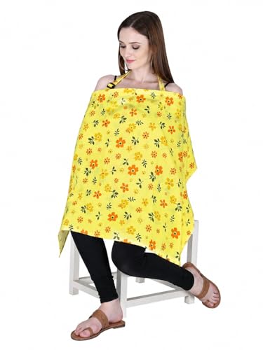 Image of Switchon Feeding Apron Cover Maternity Cover 100% Cotton Maternity Breastfeeding Multipurpose for Mothers