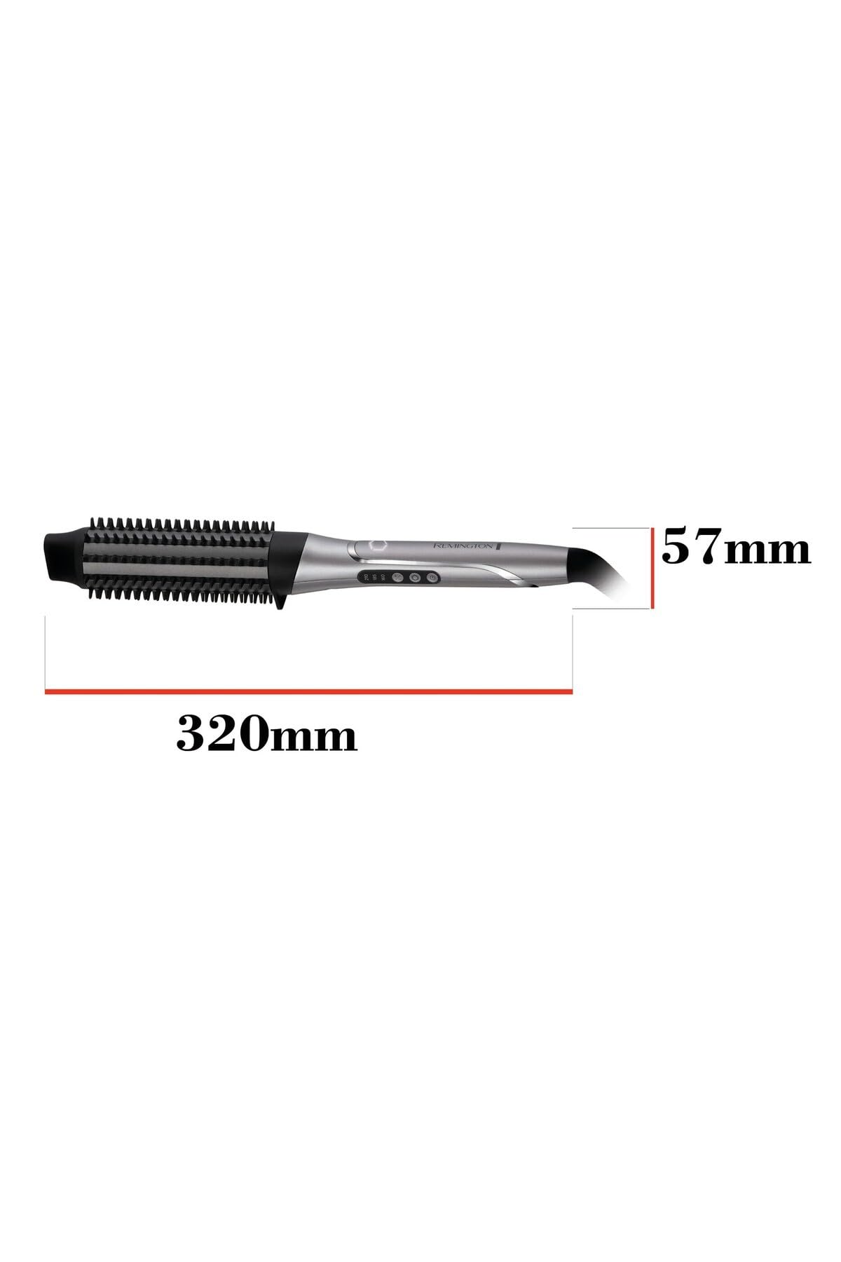 Remington Szczotka termiczna [podgrzewana beczka 38 mm, Intelligent StyleAdapt™ dostosowuje ciepło do włosów] PROluxe You (ceramika i diament, 160 do 210 °C, objętość i podnoszenie korzeni) CB9800