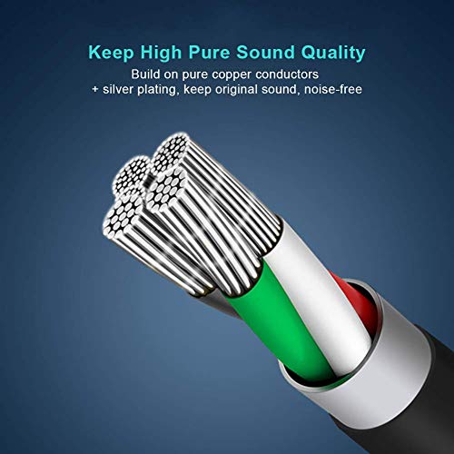 CableCreation cable auxiliar 3.5mm macho a macho 3FT miniatura 2