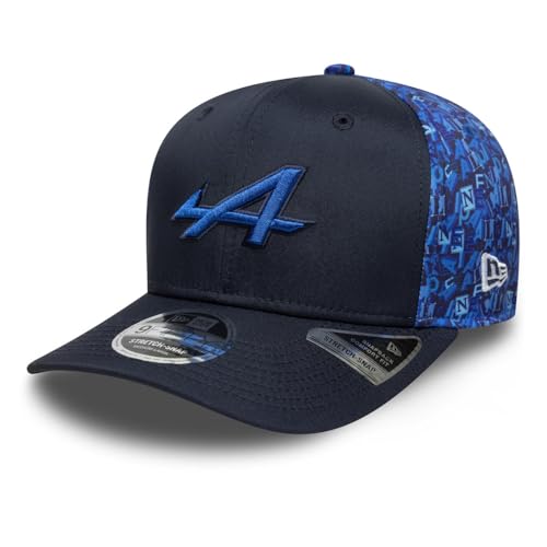 Casquette 9FIFTY Stretch Snap Alpine Racing finitions premium bleu marine