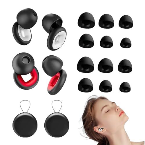 Artvive 2 Paar Ohrstöpsel Motorrad Artevive Earplugs Schnarchstille Ohrstöpsel Wiederverwendbare Geräuschreduzierende Silikon Ohrstöpsel Zum Schlafen Und Lärmreduzierung