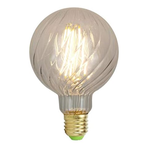 LED lamp Twill Effect for Decorative Mood Lighting Vintage Bulb e27 Edison Bulb 4W 220V Flicker-Free not dimmable (Warm White) (Size : One) Cover