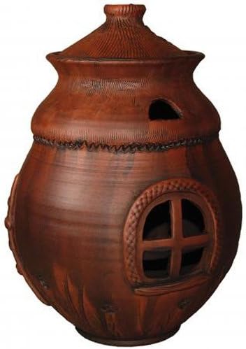 Stoneware Container For Potato Storage "Little House"