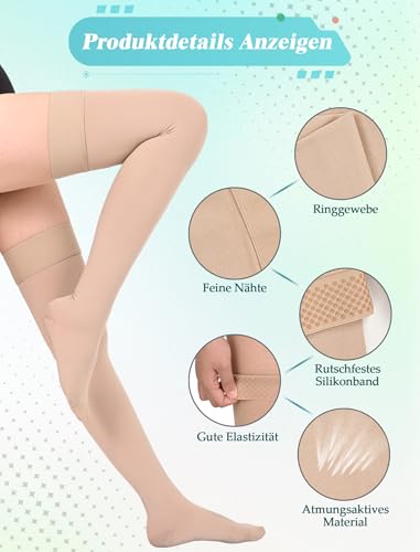 Soulager les jambes lourdes grâce aux bas de compression médicale 20-30 mmHg