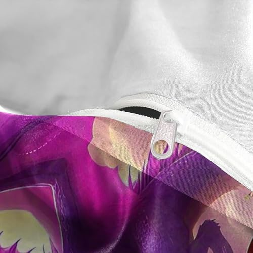 Housse couette dragon 220x240 parure lit microfibre facile à laver - 7