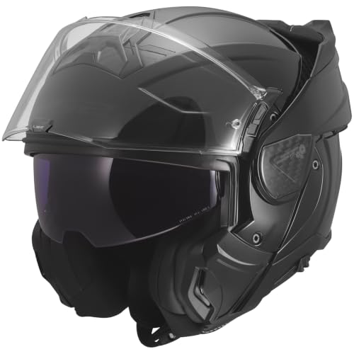 Image of LS2 Helmets Advant II Modular Motorcycle Helmet W /SunShield (Gloss Jeans Gray - X-Small)