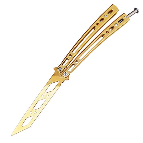 Practice Stainless Steel Training Tool 100% Safe Strong and Durable (Yellow)