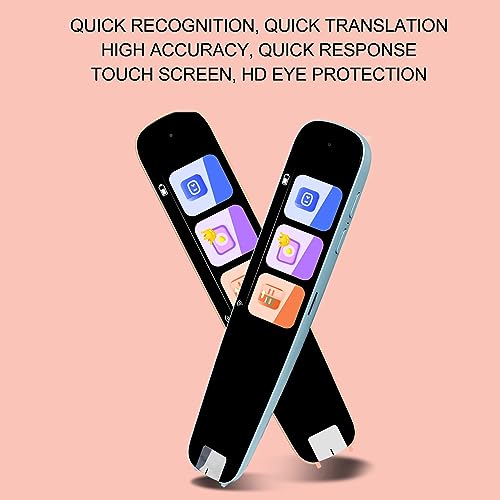 Smart Scanner Pen, Dictionary Text to Speech Language Translator Device Electronic Dictionary English Learning Language Translator for Studying Business Travel, Built in Battery - Image 5