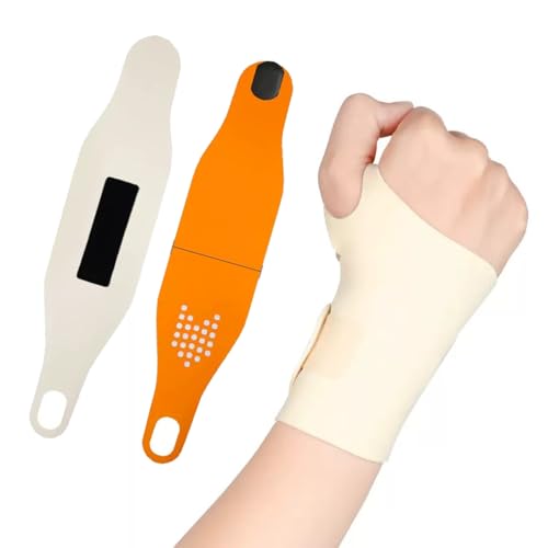 TSUOUKL 2 Unidades de muñequeras Ajustables, muñequeras para túnel carpiano, Alivio del Dolor, Deporte y Fitness