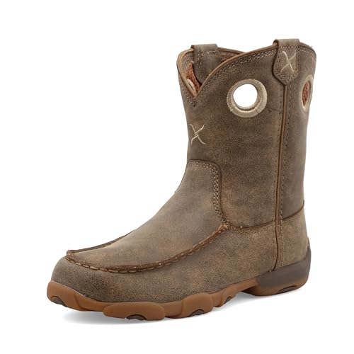 Twisted X Kid's Driving Moc Boot, Moc Toe