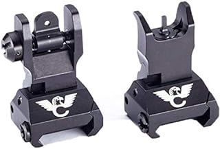 Wilson Combat - Front & Rear Aluminum Flip Up Pro Sight Set with Decal