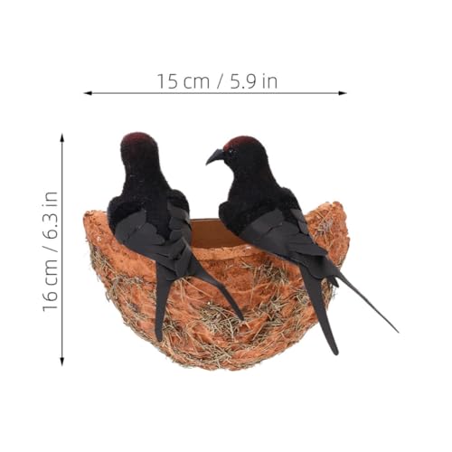 Golondrina artificial para decoración duradera de patios sin mantenimiento 3