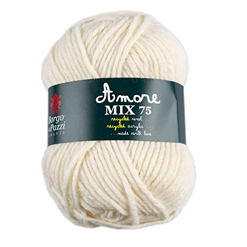 10 Gomitoli misto lana Amore 75 (panna)