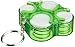 Key Chain Coin Holder Organizer Assorted Colors (Green)