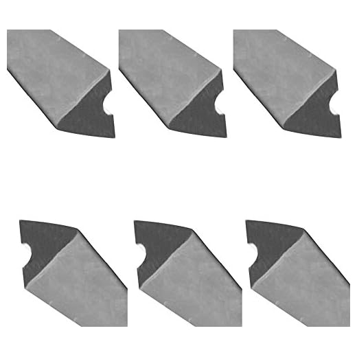 U23 Rubber Bumpers Replacement Pool Table Rail Cushions (Set of 6) - 7 Foot