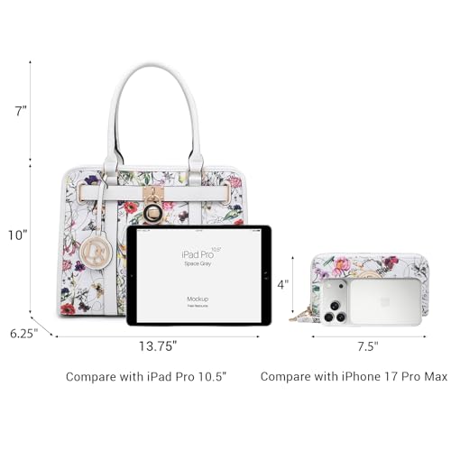 Bolso Satchel Grande para Mujer con Monedero a Juego miniatura 6
