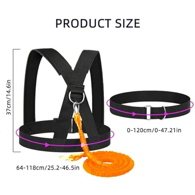 Resistance Explosive Training Set Help to Improve Power, Strength, Agility, Track and Field for Football Baseball Running Basketball Multi-Directional Equipment