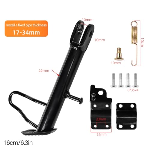Béquille latérale de rechange pour scooter réglable de 14 à 24 cm - 5