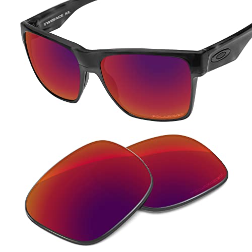 Image of Performance Replacement Lenses Compatible with Oakley TwoFace XL OO9350 Polycarbonate Polarized Etched-Midnight Nova