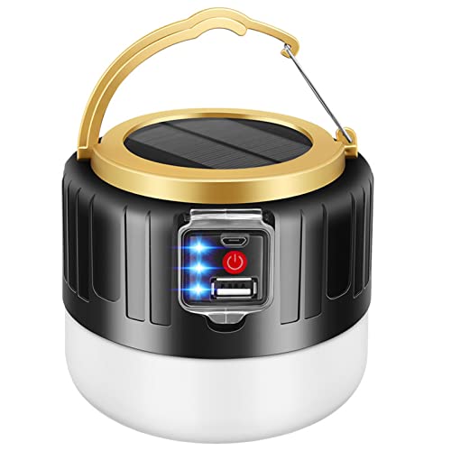 Lampe de camping solaire pour tente et maison avec recharge usb