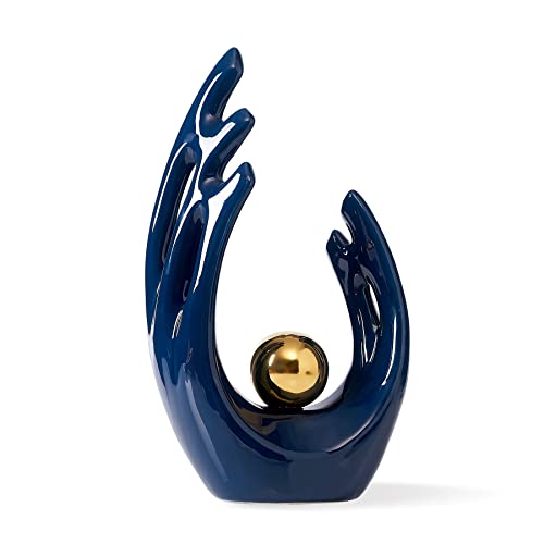 FJS Moderne Keramik-Statue, Heimdekoration für Wohnzimmer, Büroregal, Dekoration, Akzente, Esszimmer, Tischdekoration, Geschenke für Geburtstag, Hochzeit, Weihnachten Cover