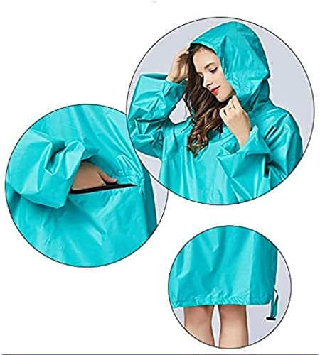 Poncho impermeable para mujer exterior cortavientos senderismo 6