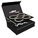 ABYST Permanent Bracelet Kit for Couples - DIY Sterling Forever Bracelets Making Set with Gold Plated Chains - Romantic Infinity Jewelry for Anniversary (Gold)