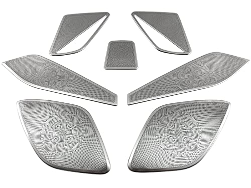 BRIGHTZ 911 991 ステンレススピーカーカバー 7PC サテンシルバー 【 SPEAKER−126 】