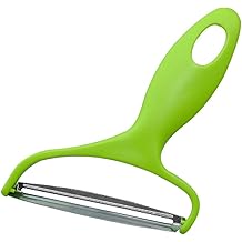 绿色卷心菜切丝机、蔬菜切菜切片机、不锈钢水果蔬菜土豆削皮机刨丝器家庭餐厅厨房必须配备的厨房用具和小工具(18 * 12cm）1 件）