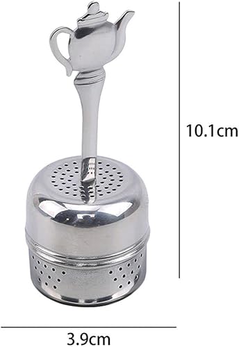 Miniatura 2 de Bolas cilíndricas del condimento del infusor del té del acero inoxidable, tetera formó accesorios de la cocina del colador del té