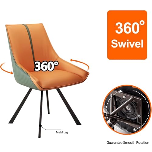 Fauteuil salle à manger pivotant gris pour sublimer vos dîners en famille et entre amis