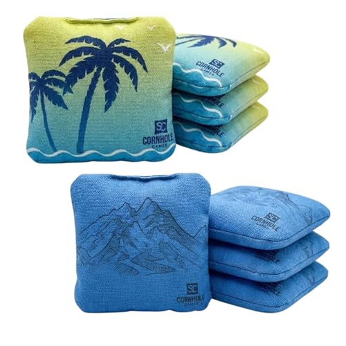 SC Cornhole Games Professional Dual Sided Cornhole Bags- 16 oz