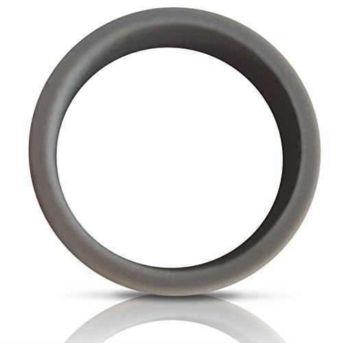 Agape Premium Quality Silicone Wedding Ring – Ultra Comfortable, Strong & Safe – Excellent Replacement of Wedding Rings for Active Men – Unique Design – Prevents Hand Injuries & De-Gloving