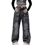 Realizzato In Denim Lavato Con Una Morbida Finitura Sbiadita Per Un Elegante Usato Che Incarna Le Tendenze Contemporanee Della Moda Per Bambini